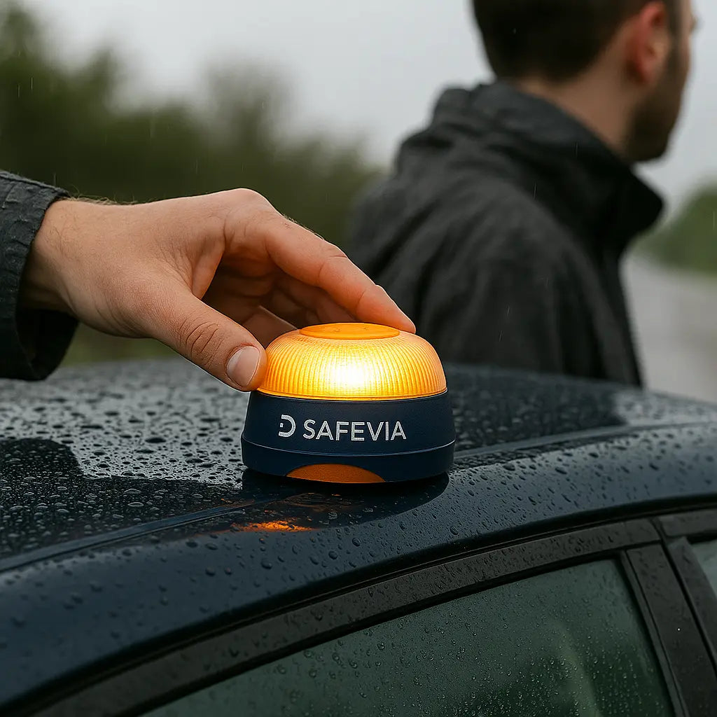 Baliza V16 obligatoria en España 2026 seguridad vial 